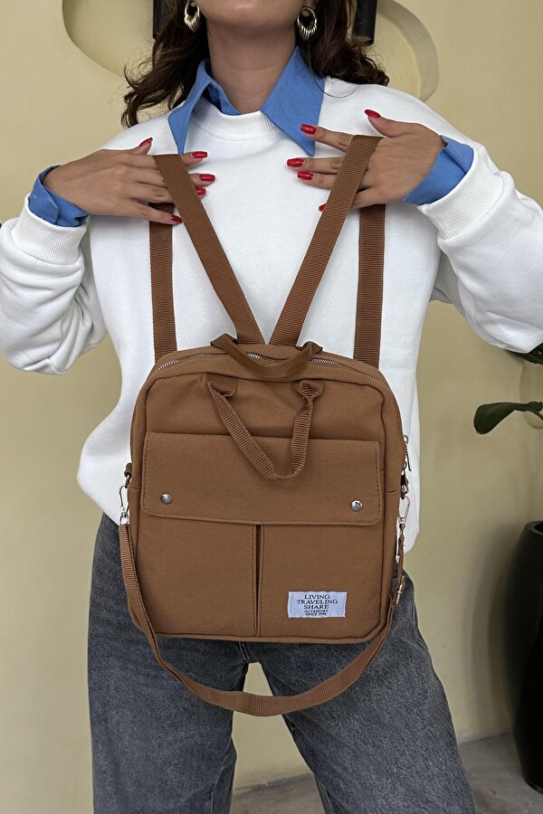 Bipanya Marion 3 Ayrı Bölmeli Kadın Sırt Çantası BP-4796S