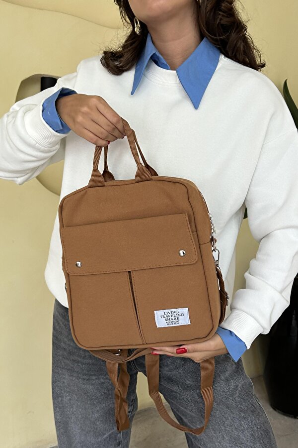 Bipanya Marion 3 Ayrı Bölmeli Kadın Sırt Çantası BP-4796S