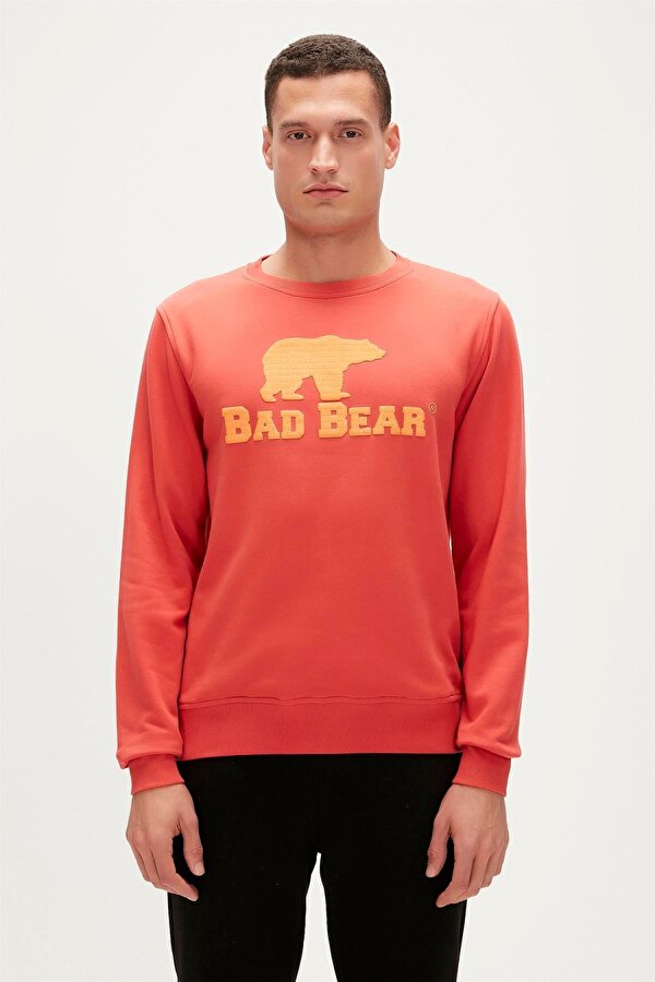 Bad Bear 22.02.12.007 Logo Crewneck Erkek Big Logo Sweatshirt