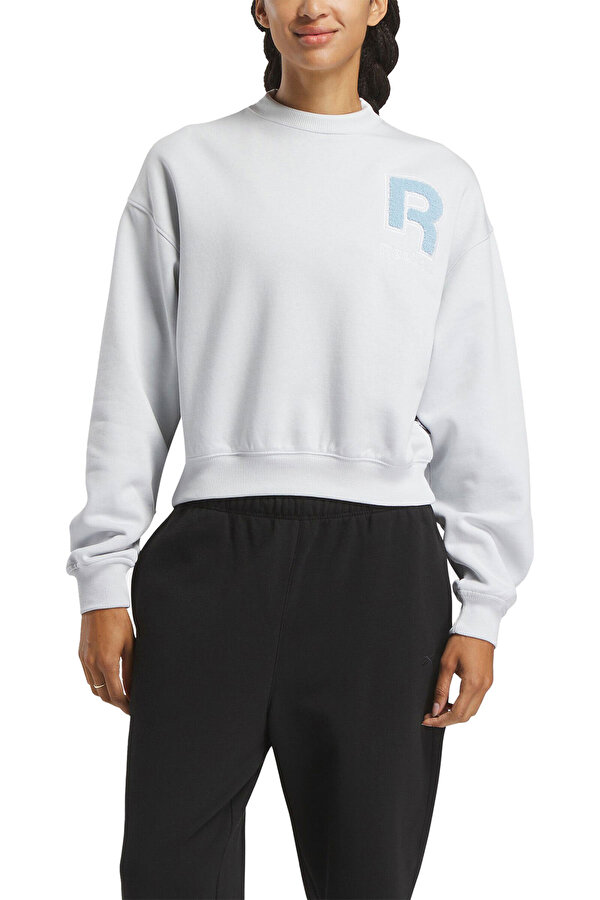Reebok OV CREW Gri Kadın Sweatshirt