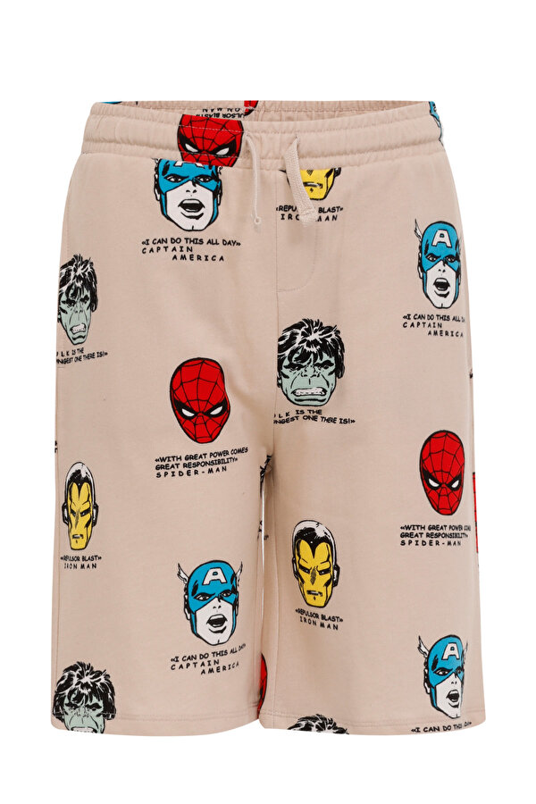 Lumberjack BL MARVEL 20GFB629 4FX Bej Erkek Çocuk Şort