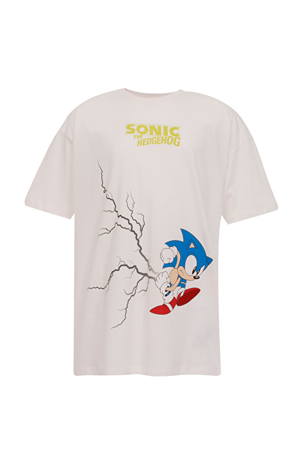 Lumberjack BL SONIC 11GFB614 4FX Ekru Erkek Çocuk Kısa Kol T-Shirt