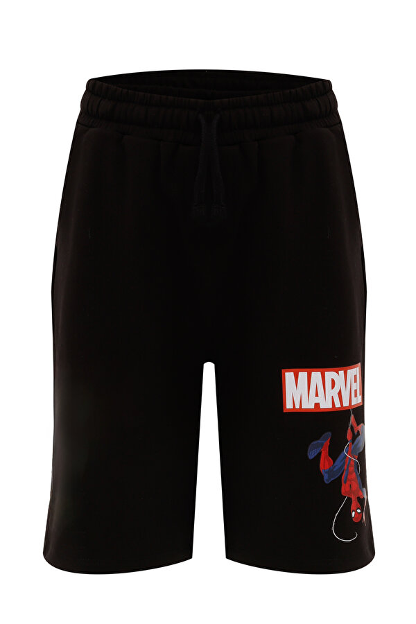 Lumberjack BL SPIDERMAN 20GFB647 4FX Siyah Erkek Çocuk Şort