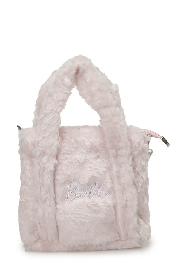 Barbie PELUS  CPRZ 4PR Pudra Kız Çocuk Peluş Çanta