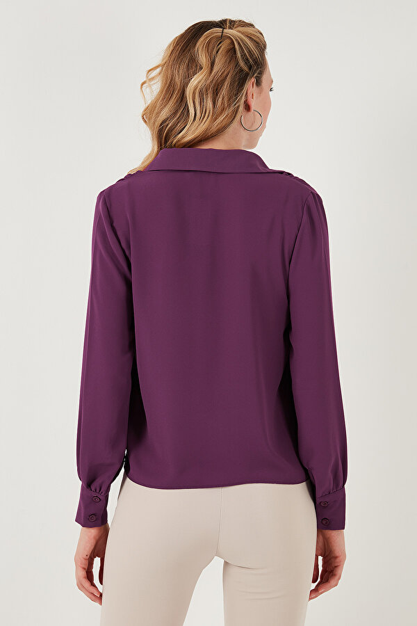 Lela Bayan Gömlek 611BZ0047 MÜRDÜM