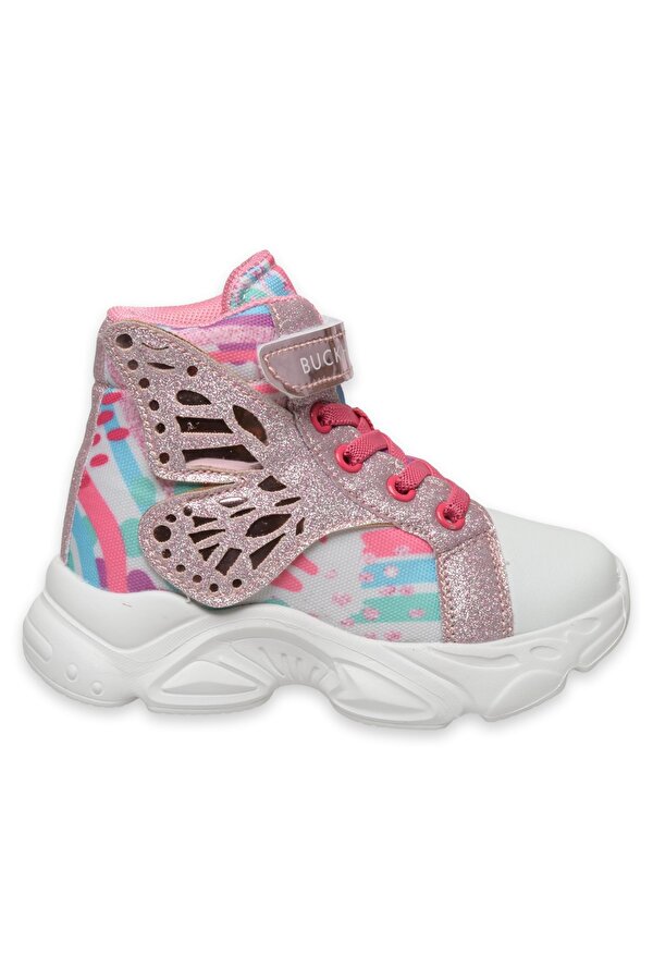 Buckhead Buck4376 Wings High Pembe-Beyaz Kız Çocuk Bot