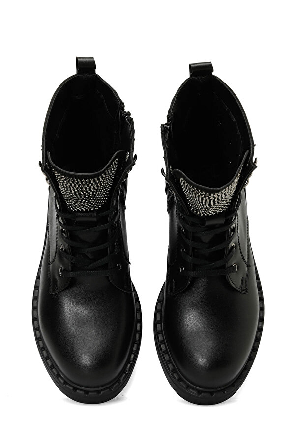 Butigo 24K-602 4PR Siyah Kadın Düz Bot