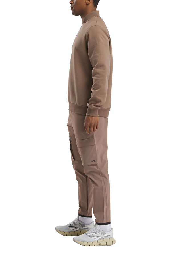 REEBOK Clothing Reebok Activ Coll Quarter Zip Коричневый