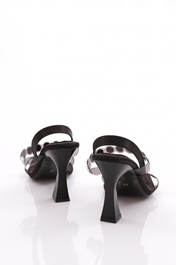 DGN 109 Kadin Arkadain Bağlamali Topuklu Abiye Ayakkabi