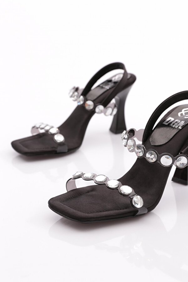 DGN 109 Kadin Arkadain Bağlamali Topuklu Abiye Ayakkabi