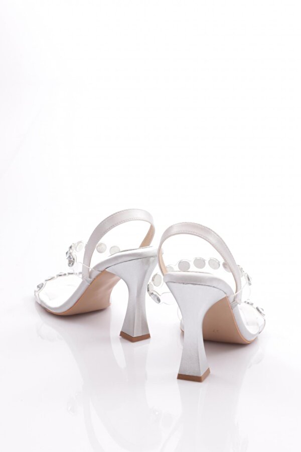 DGN 109 Kadin Arkadain Bağlamali Topuklu Abiye Ayakkabi