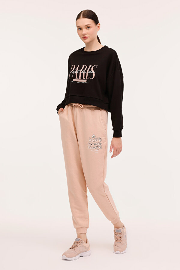 Kinetix WL MARLEY 16BT133 4PR Siyah Kadın Sweatshirt