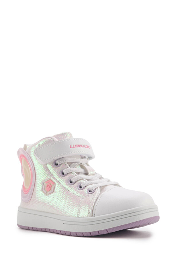Lumberjack Lumberjack BUTTERFLY 4PR Beyaz Kız Çocuk High Sneaker Instreet'te! Beyaz - 3. görsel