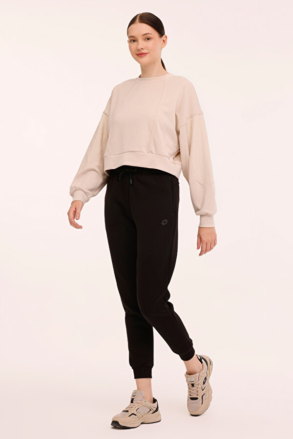 Lotto W-BETHANY C NECK SWT 4PR Bej Kadın Sweatshirt