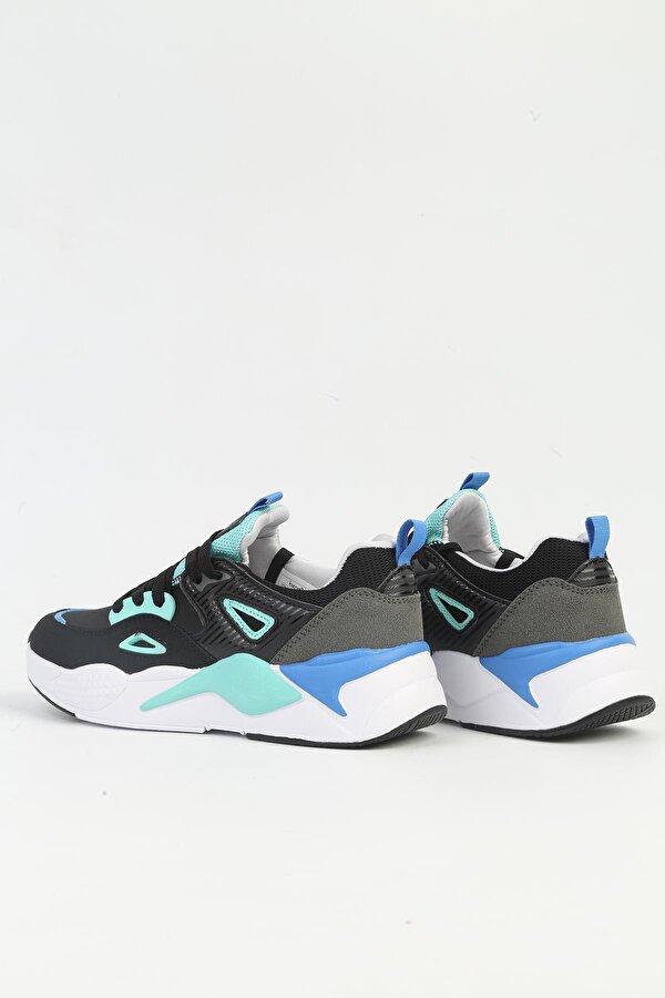 Benetton ® Siyah Beyaz Kadın Spor Ayakkabı İTHAL BNI-11109