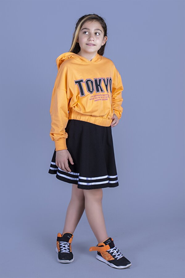 Toontoy Kids Toontoy Kız Çocuk Baskılı Etekli Takım