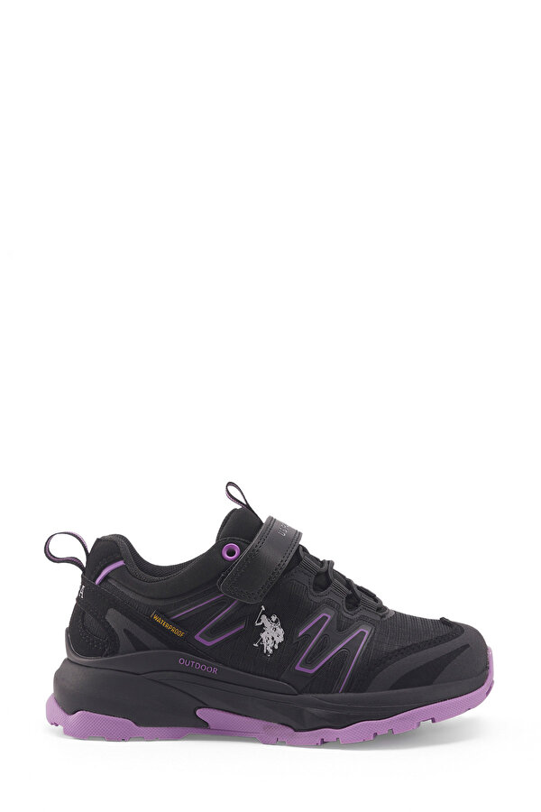 U.S. Polo Assn. TEDERA 4PR Siyah Kız Çocuk Outdoor