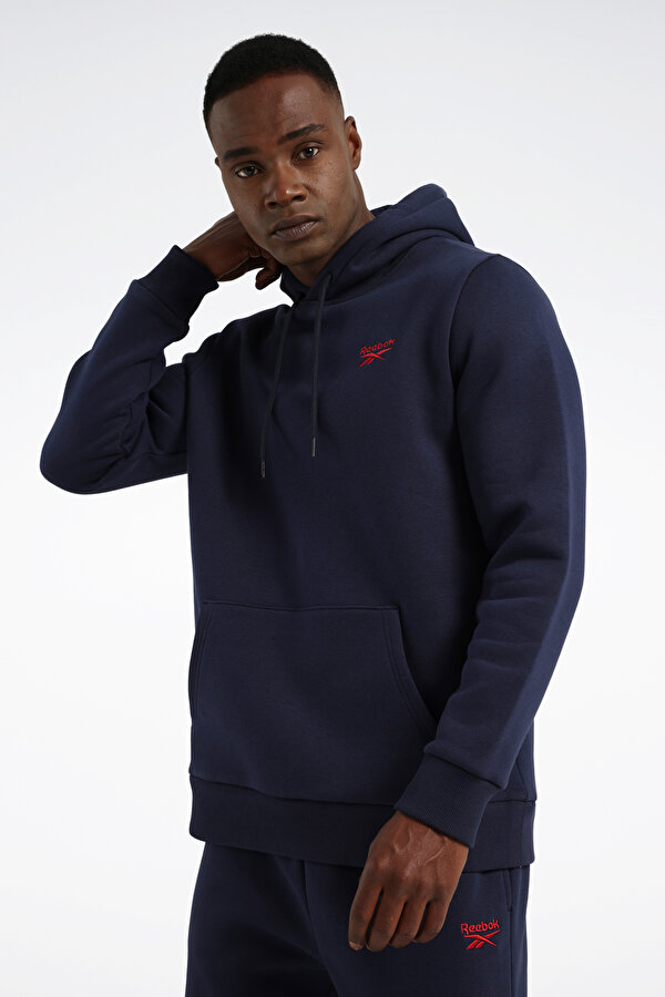 Reebok RBK ARNAMO HOODIE SWEAT Lacivert Erkek Sweatshirt