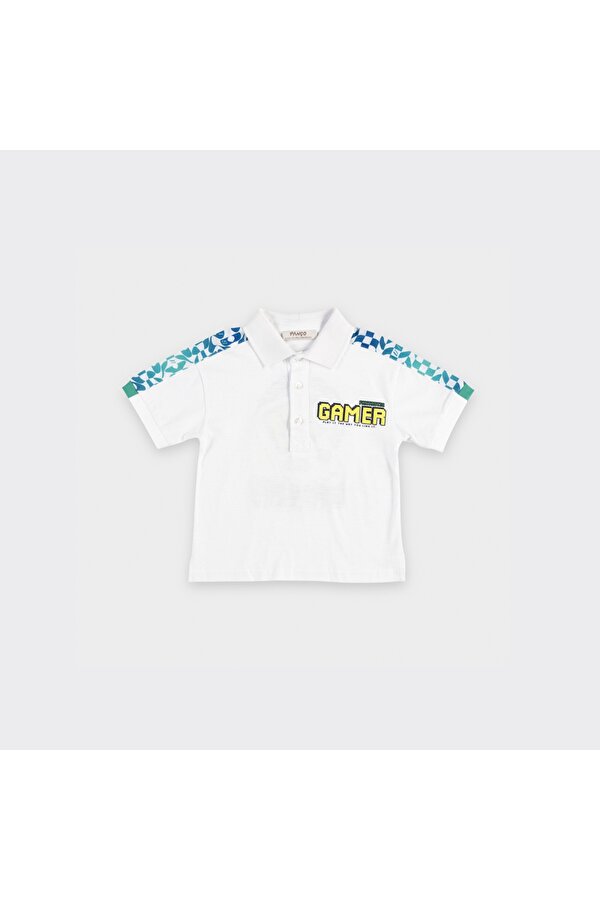 Panço Erkek Çocuk  Yakalı T-Shirt