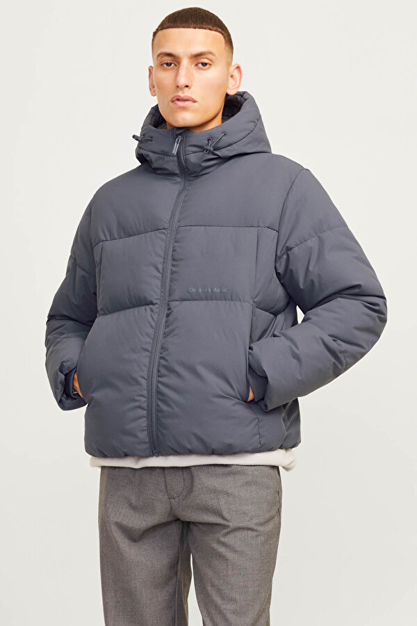 Jack & Jones JORVESTERBRO PUFFER JACKE GRI Erkek Mont