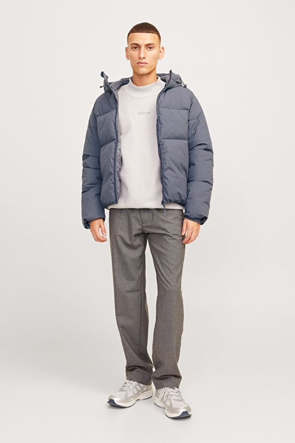 Jack & Jones JORVESTERBRO PUFFER JACKE GRI Erkek Mont