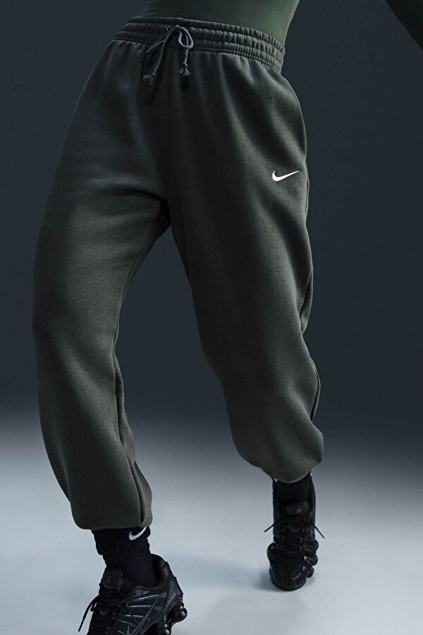 Nike W NK MILER TOP SS Yeşil Kadın Pantolon