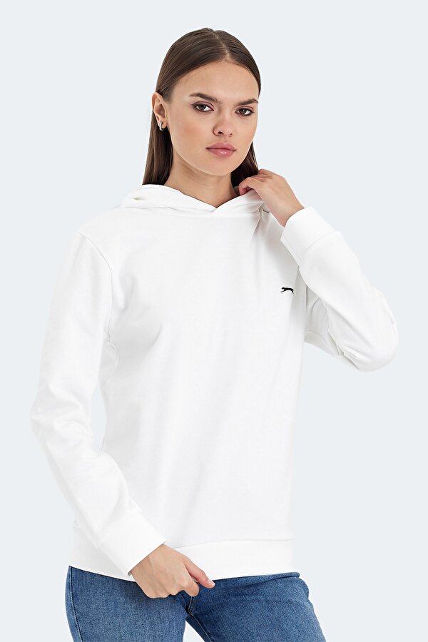 Slazenger KATHY IN Kadın Sweatshirt Beyaz
