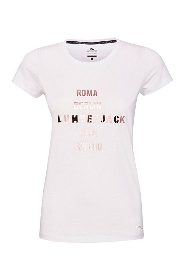 Lumberjack Loren T-Shirt Белый Женщина Футболка