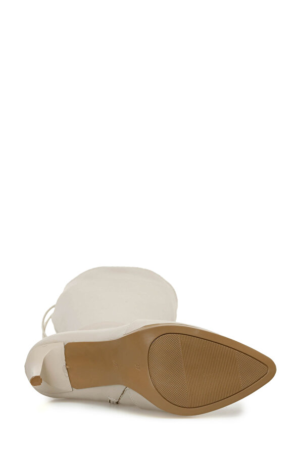 Butigo ENJOY 3PR Bej Kadın Topuklu Çizme