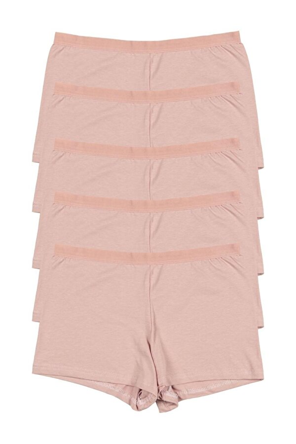 NICOLETTA Kadın Boxer Külot 5 Li Paket Ten