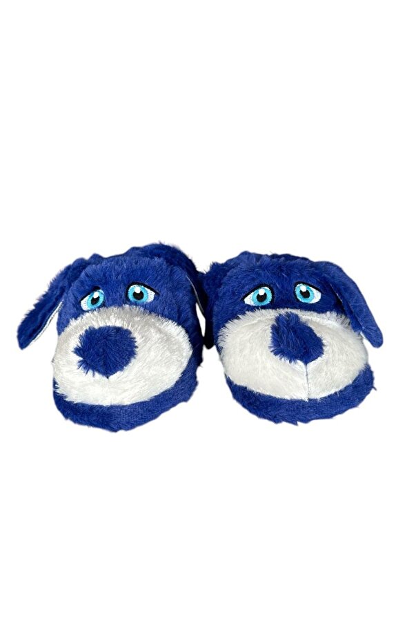 Liger Sevimli Köpek Figürlü Çocuk Panduf MAVİ