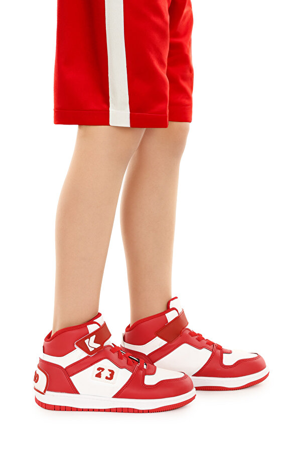 Kiko Kids Carde Günlük Cırtlı Erkek Çocuk Spor Ayakkabı Kırmızı