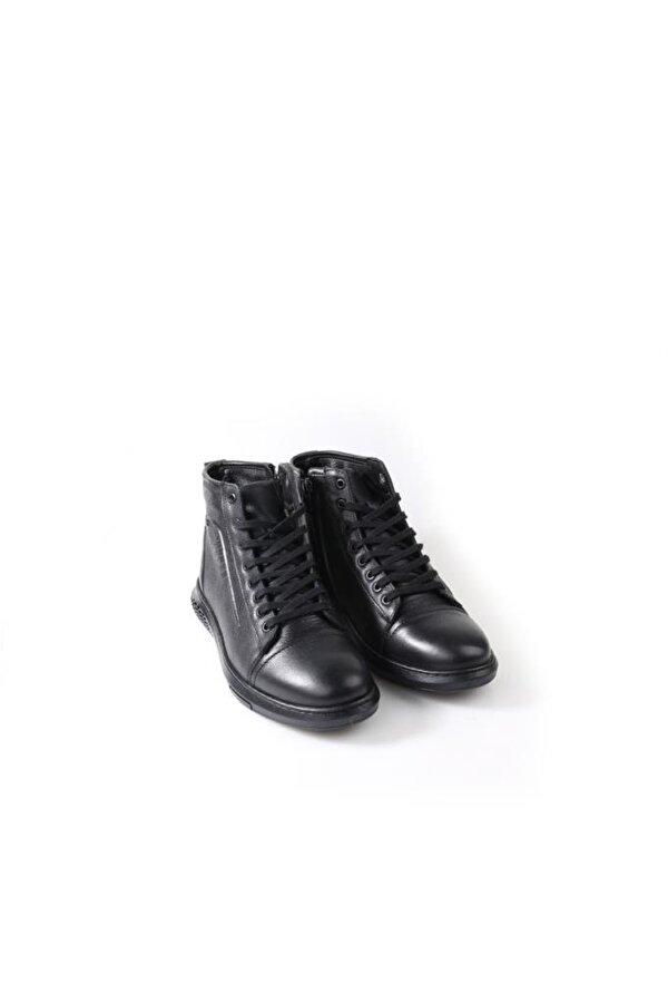 Papuçcity Bzky 2027 Erkek Kauçuk Taban Kürklü Hakiki Deri Bot