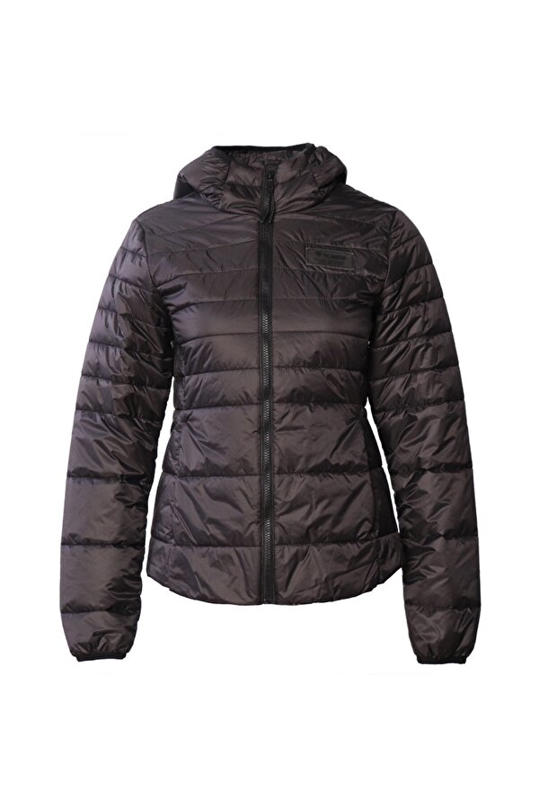 Hummel Shyvana Kadın Siyah Kapüşonlu Şişme Mont