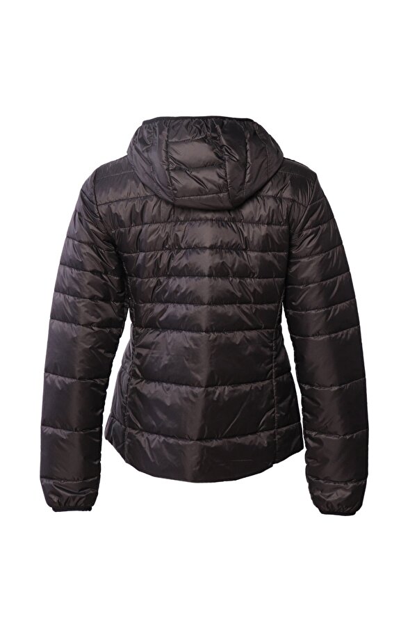 Hummel Shyvana Kadın Siyah Kapüşonlu Şişme Mont