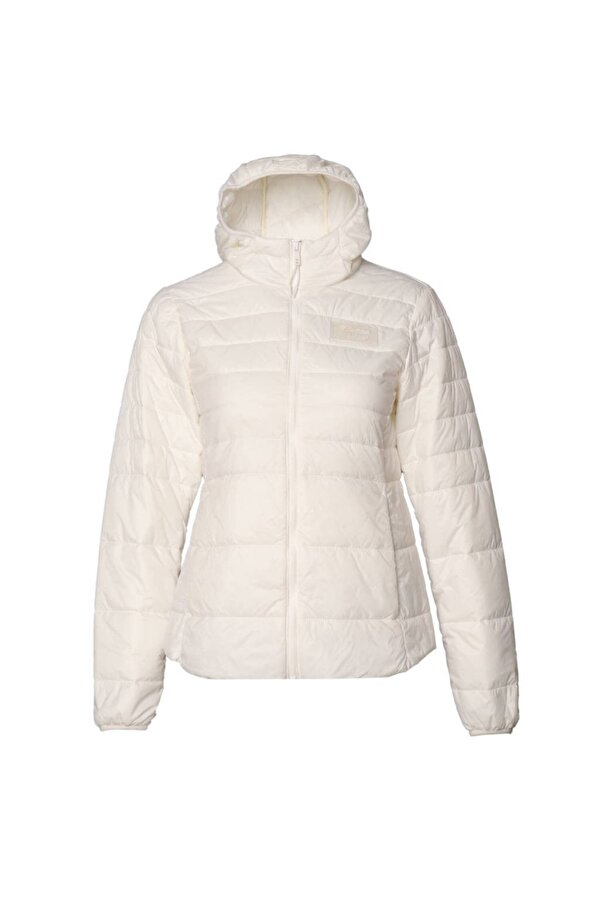 Hummel Shyvana Kadın Beyaz Kapüşonlu Şişme Mont