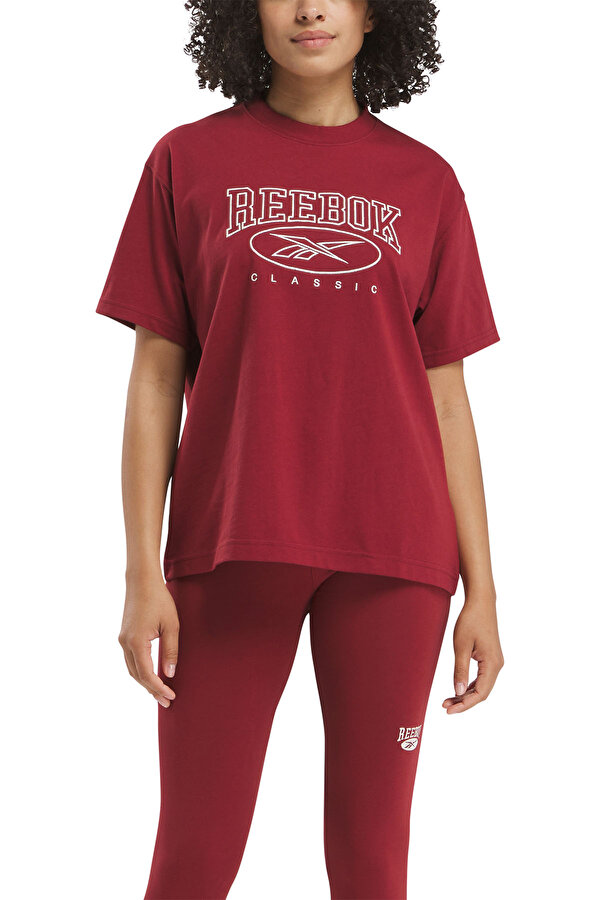 Reebok Ae Tee Бордовый Женщина Футболка