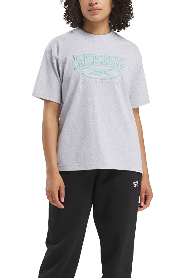 Reebok AE TEE L GRAY MOULINE Woman 054