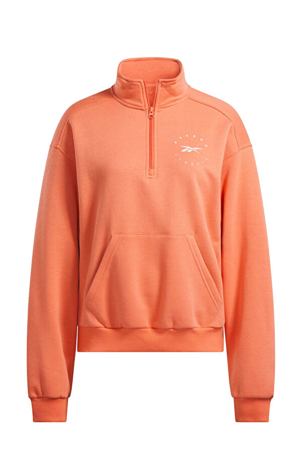 Reebok Q3 IDE FLEECE MIDLAYER PINKISH ORANGE Woman Sweatshirt