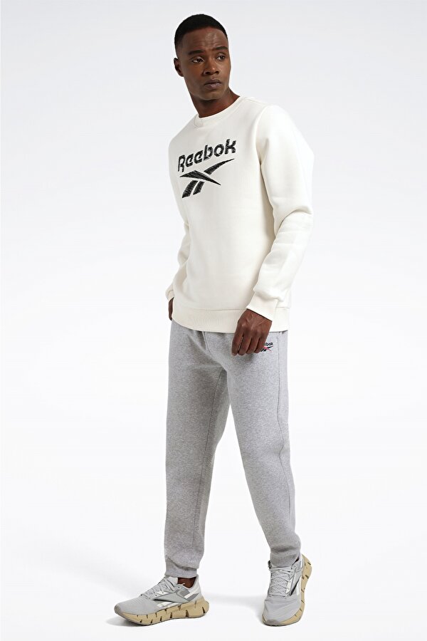Reebok RBK SARNE C NECK SWEAT Ekru Erkek Sweatshirt