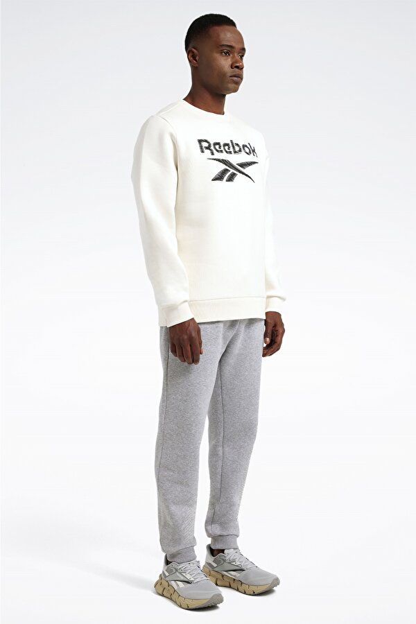 Reebok RBK SARNE C NECK SWEAT Ekru Erkek Sweatshirt