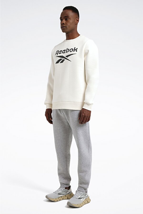 Reebok RBK SARNE C NECK SWEAT Ekru Erkek Sweatshirt