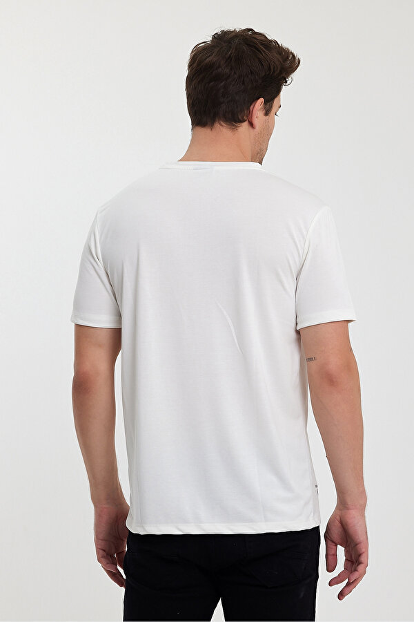 Twobull BERLİN Erkek Tişört Ekru