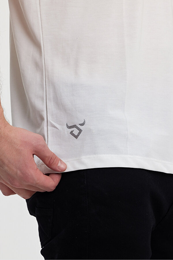 Twobull BERLİN Erkek Tişört Ekru