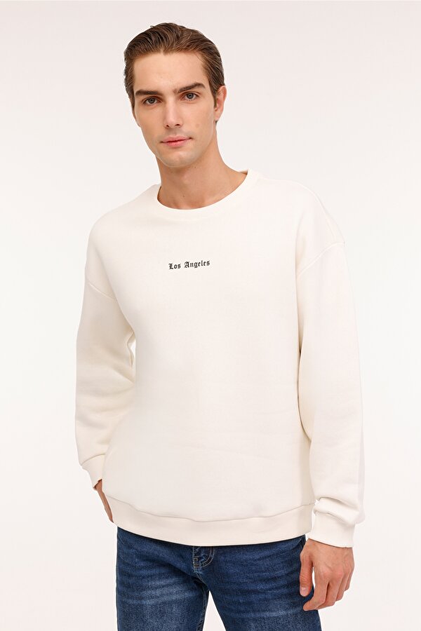 Kinetix ML FRANK 16CTY114 4PR Ekru Erkek Sweatshirt