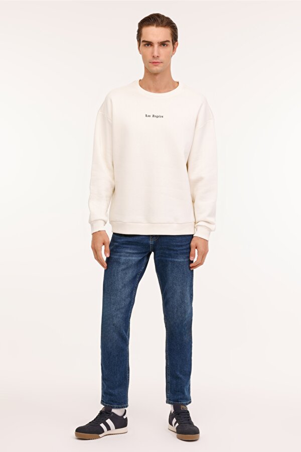 Kinetix ML FRANK 16CTY114 4PR Ekru Erkek Sweatshirt