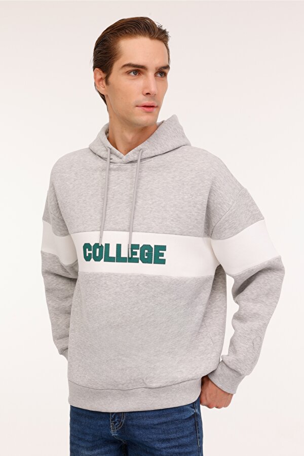 Kinetix ML WALTER 17CTY100 4PR GRI MELANJ Erkek Sweatshirt