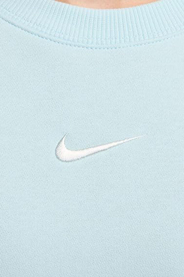Nike W NSW PHNX FLC OS CREW L BLUE Woman 711
