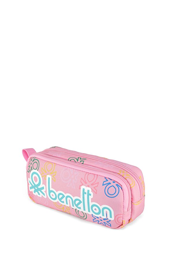 United Colors of Benetton . Minimal Logo Baskılı Çift Bölme Kız Çocuk Kalemlik