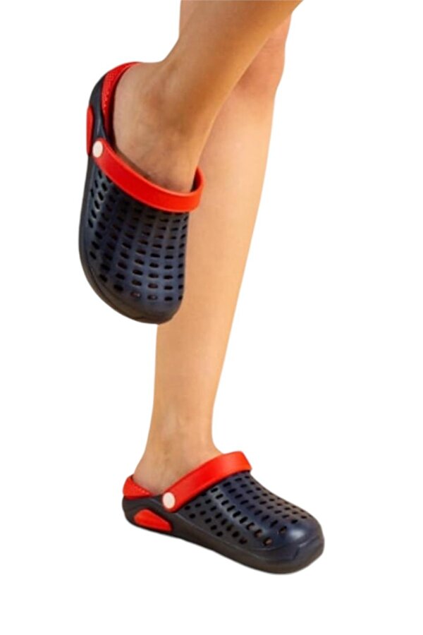 Liger Unisex Comfort Eva Taban Terlik LACİVERT - KIRMIZI